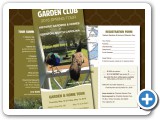 "Charlotte Garden Club" Flyer Design #indiaSheana